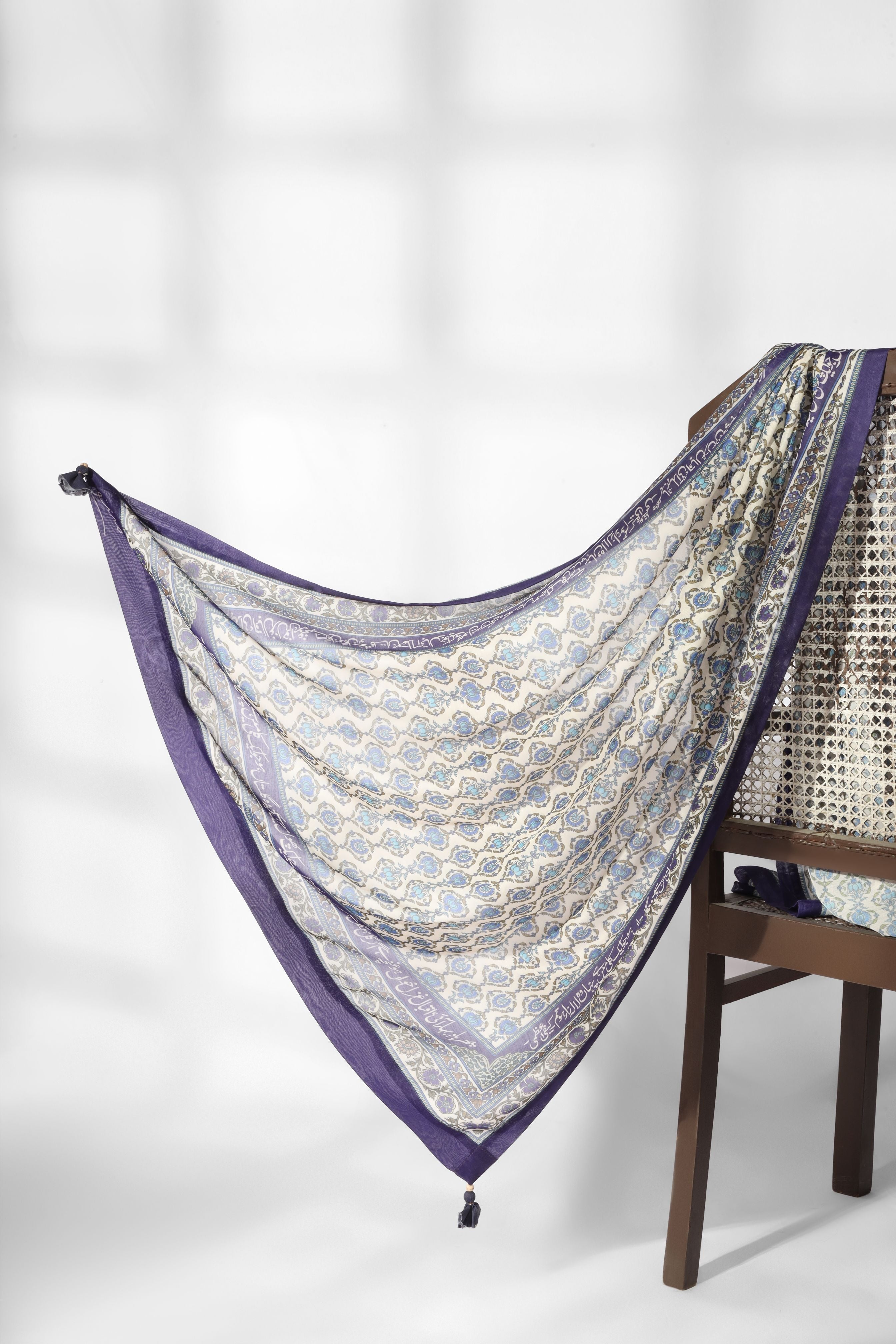 Gulbahar (পুষ্পিত বসন্ত) Dupatta - Blue