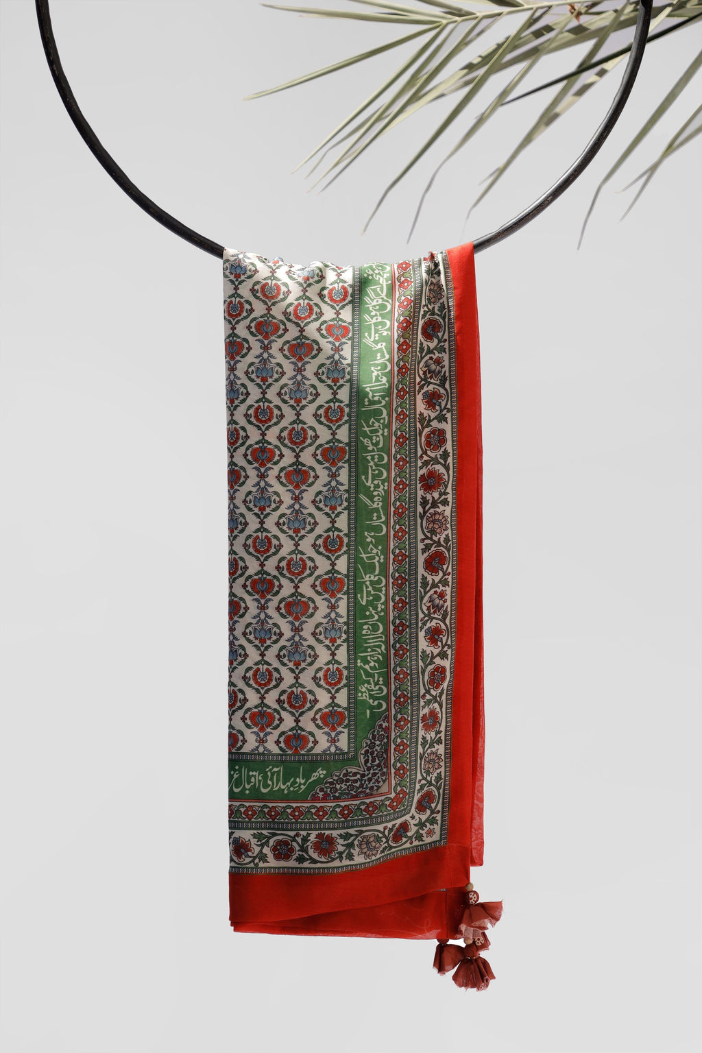 Gulbahar (পুষ্পিত বসন্ত) Dupatta - Brick Red