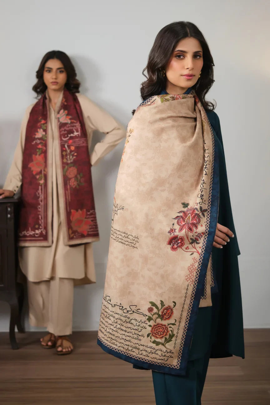 Mashal (শিখা) Stole - Blue