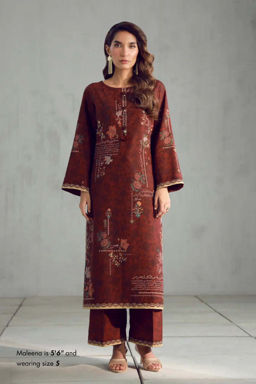 Mashal (শিখা) - Plum Co-Ord Set