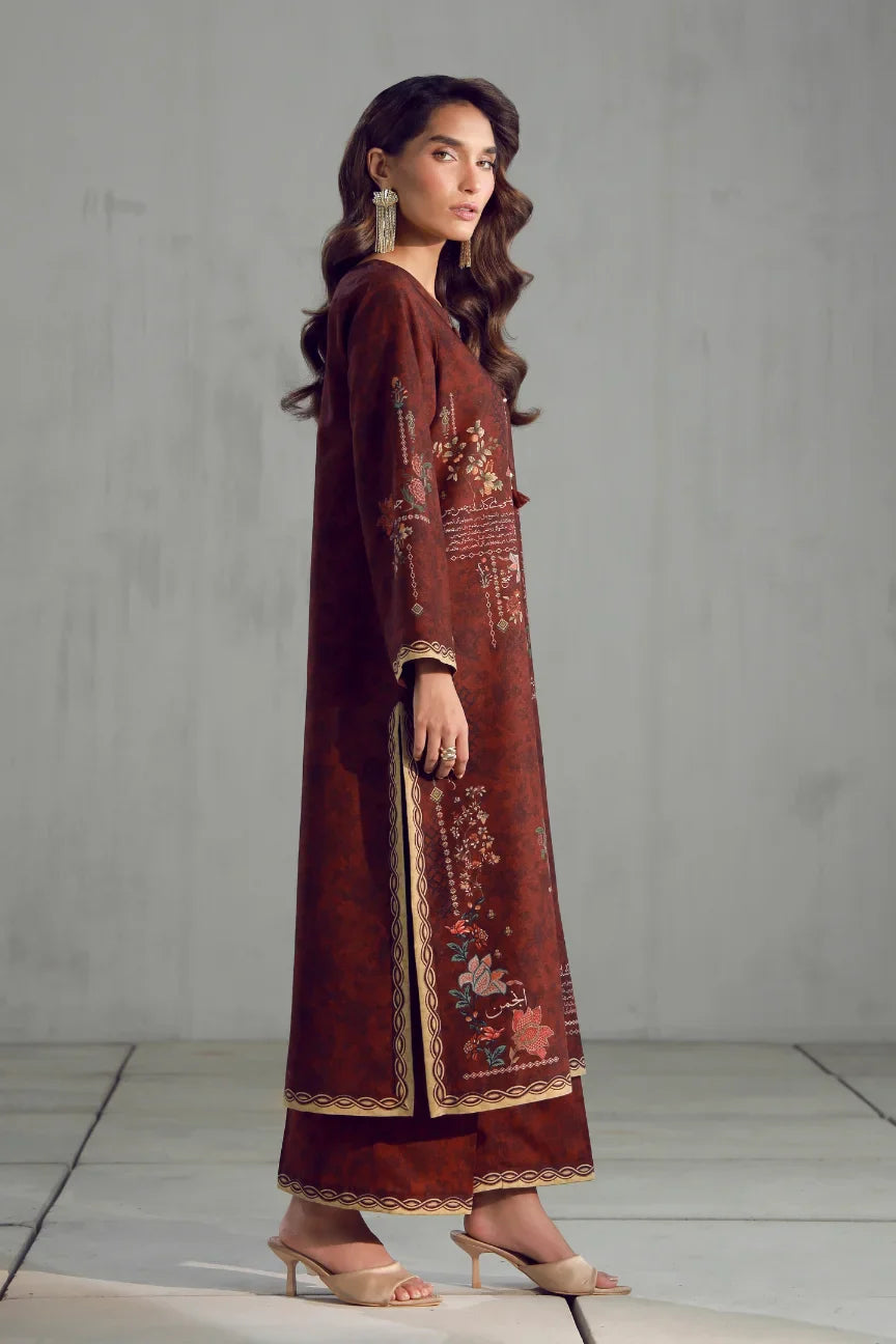 Mashal (শিখা) - Plum Co-Ord Set