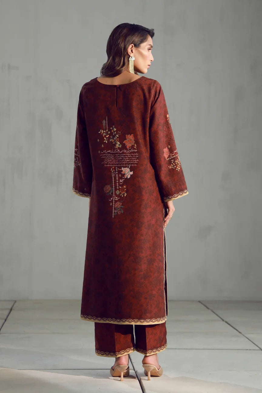 Mashal (শিখা) - Plum Co-Ord Set