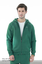 Zipper Hoodie - Great Green