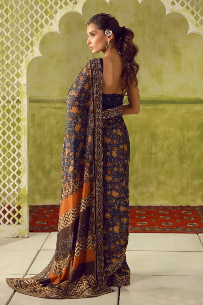 Khoobsurat (সৌন্দর্য) Saree - Blue