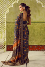 Khoobsurat (সৌন্দর্য) Saree - Blue