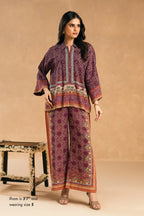 Azka (ধার্মিক) Co-Ord - Magenta