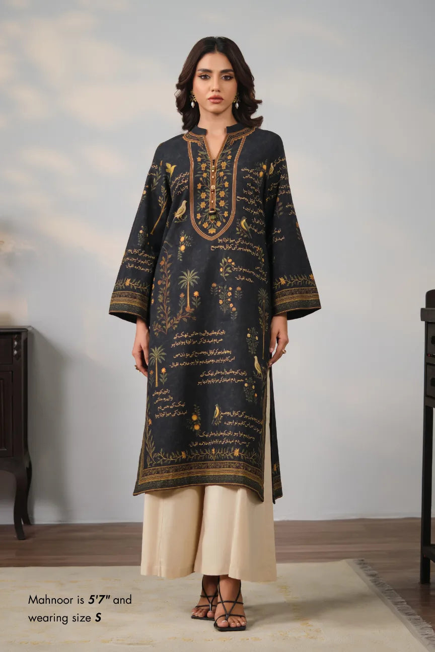 Anjuman (অঞ্জুমান) Kurta - Black
