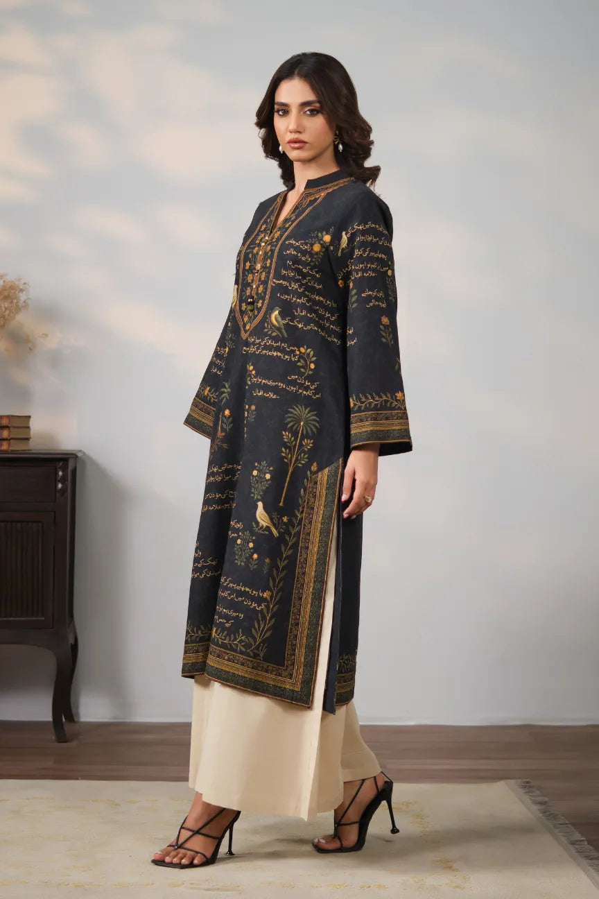 Anjuman (অঞ্জুমান) Kurta - Black