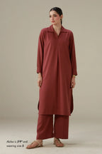 Mira Co-ord Set - Rose Wood