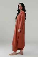 Kalidaar Co-Ord Set - Burnt Orange