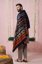 Aghaaz (আগাজ) Weaved Shawl - Blue