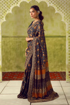 Khoobsurat (সৌন্দর্য) Saree - Blue