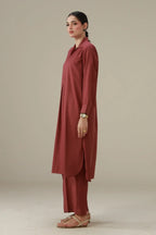 Mira Co-ord Set - Rose Wood