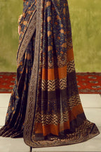 Khoobsurat (সৌন্দর্য) Saree - Blue