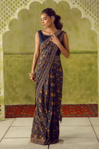 Khoobsurat (সৌন্দর্য) Saree - Blue