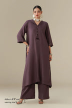 Sheesh (আয়না) Co-Ord Set - Purple