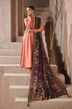 Manto Women's Maroon Printed Odhni