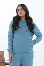 Pullover Hoodie - Mist Blue