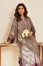 Manto Women's Printed Ready to Wear 2 Piece Ronaq Co-Ord Set with Urdu Calligraphy