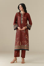 Muskaan (মিষ্টি হাসি) Co-ord Set - Plum