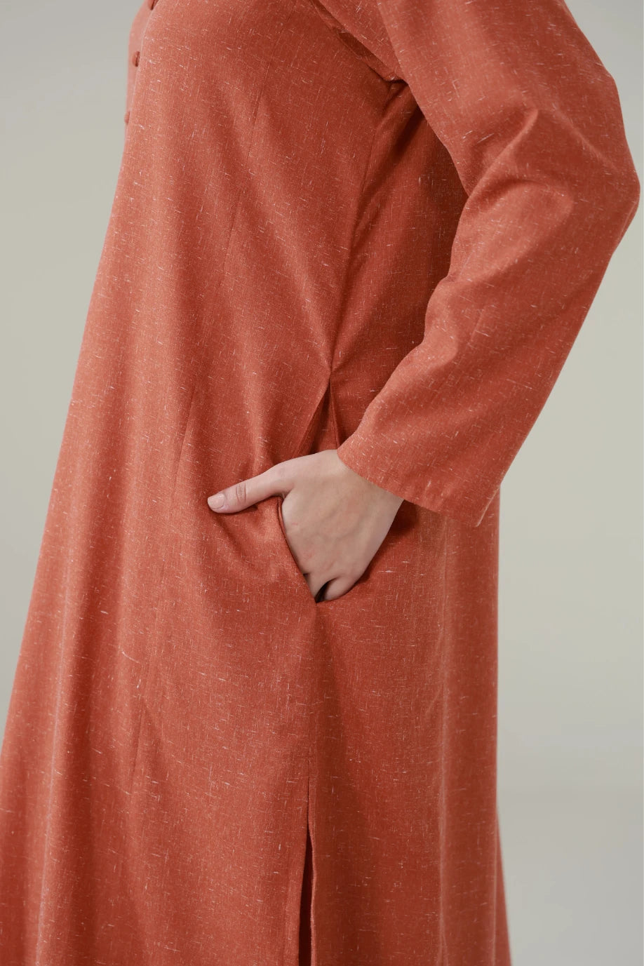 Kalidaar Co-Ord Set - Burnt Orange