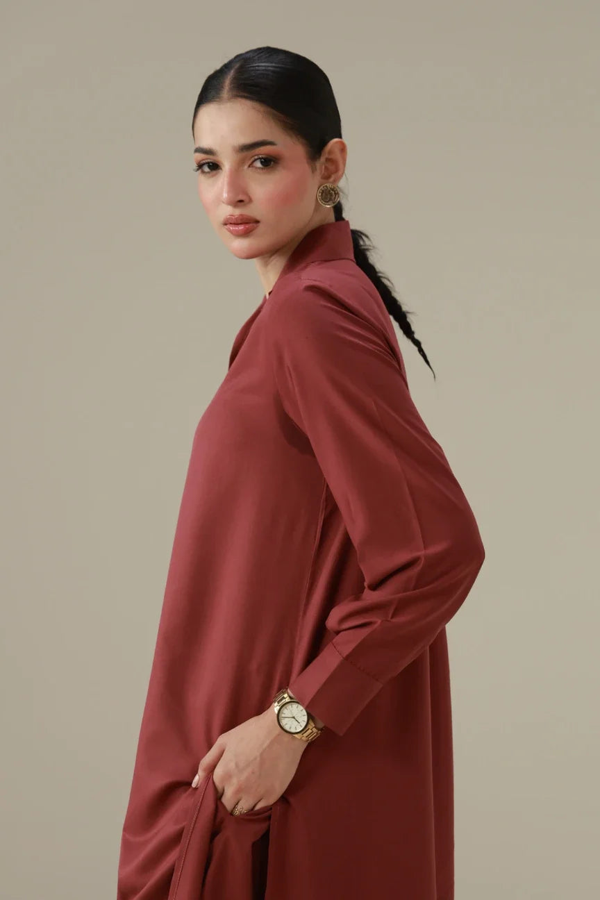 Mira Co-ord Set - Rose Wood