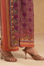 Azka (ধার্মিক) Co-Ord - Magenta