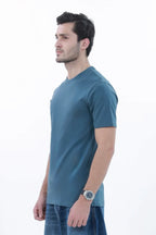 Men's Smart-Fit Slate Blue T-shirt