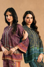 Azka (ধার্মিক) Co-Ord - Magenta