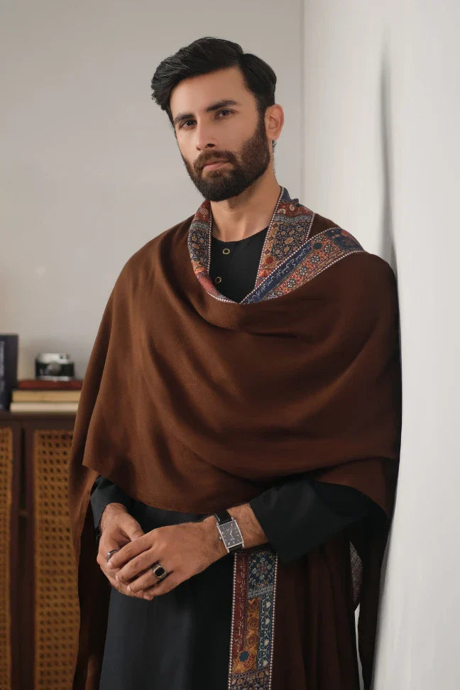 Manto's Unisex Wrap around Style Brown Cape