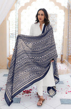 Shopmanto, wear manto, odhni, shawl, chaddar, manto odhni, manto scarves, manto stoles, manto, clothing brands, women shawl, ladies shawl, women shawl in midnight blue, women shawl with random words calligraphed in urdu, midnight blue odhni, dupatta, blue dupatta, urdu calligraphy, urdu calligraphy clothes, manto calligraphy clothes, riwayat odhni, midnight blue, manto riwayat odhni, riwayat odhni midnight blue