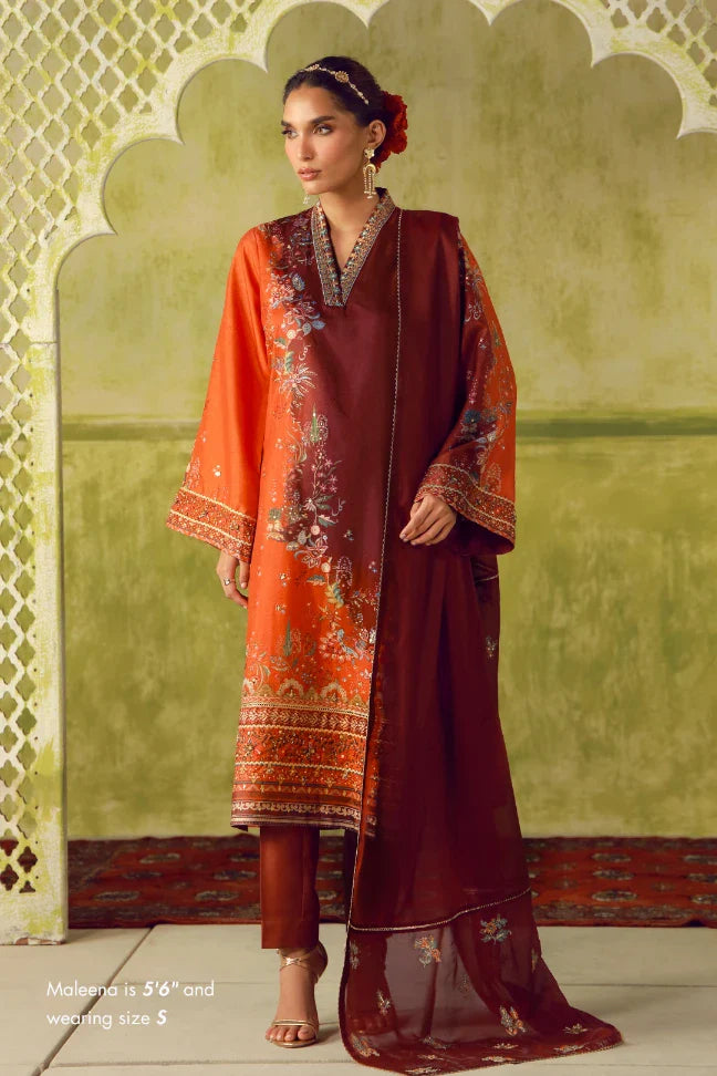 Rukhsar (সুন্দর মুখমণ্ডল) Set - Maroon