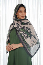 Manto's Swiss Lawn Dastoor Scarf Featuring Urdu Calligraphy of Poetry by Jigar Muard Abadi