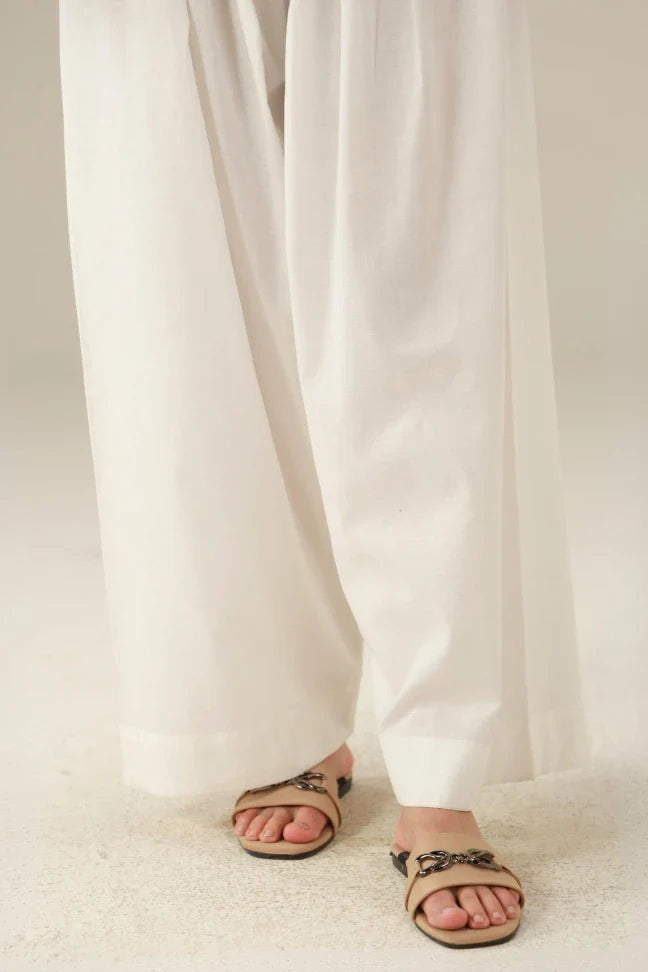 Basic Shalwar - White