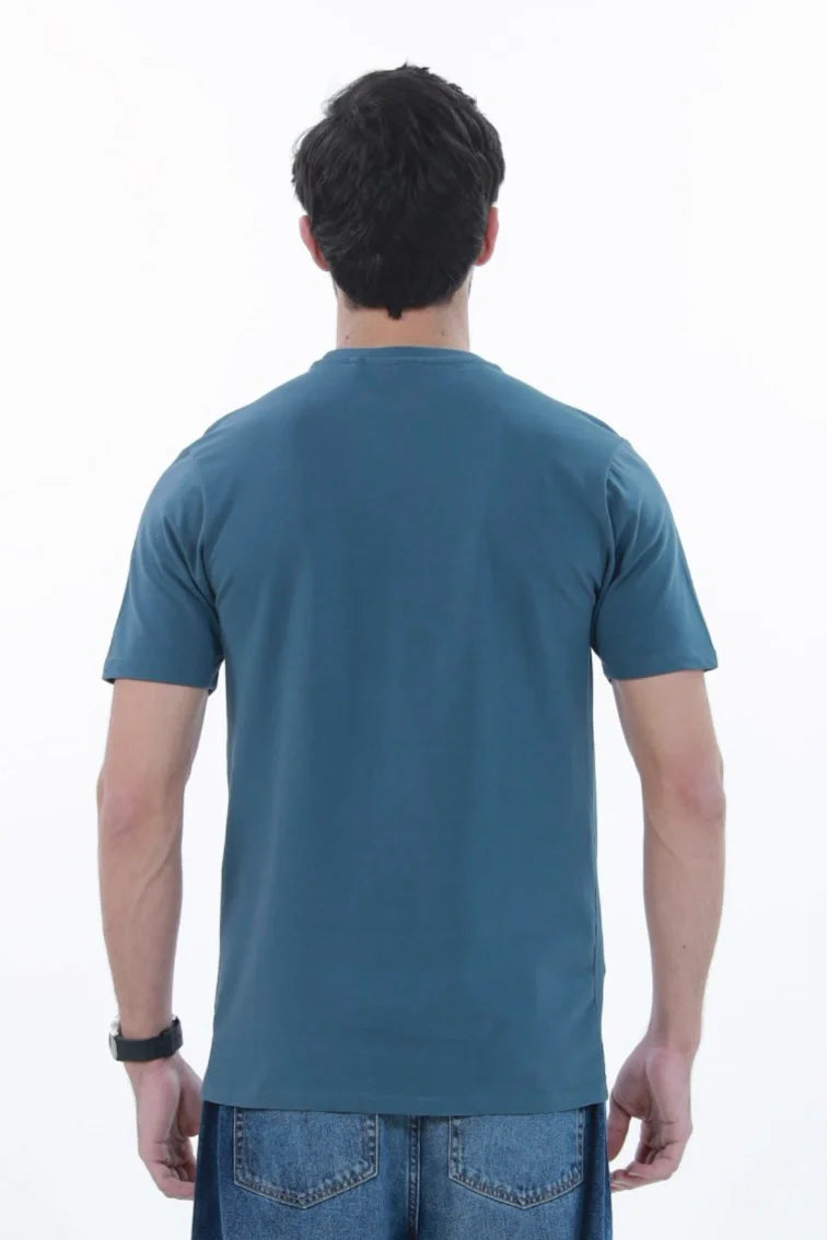 Men's Smart-Fit Slate Blue T-shirt