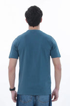 Men's Smart-Fit Slate Blue T-shirt
