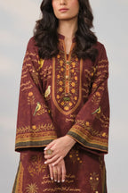 Anjuman (অঞ্জুমান) Kurta - Red