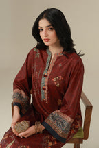 Muskaan (মিষ্টি হাসি) Co-ord Set - Plum