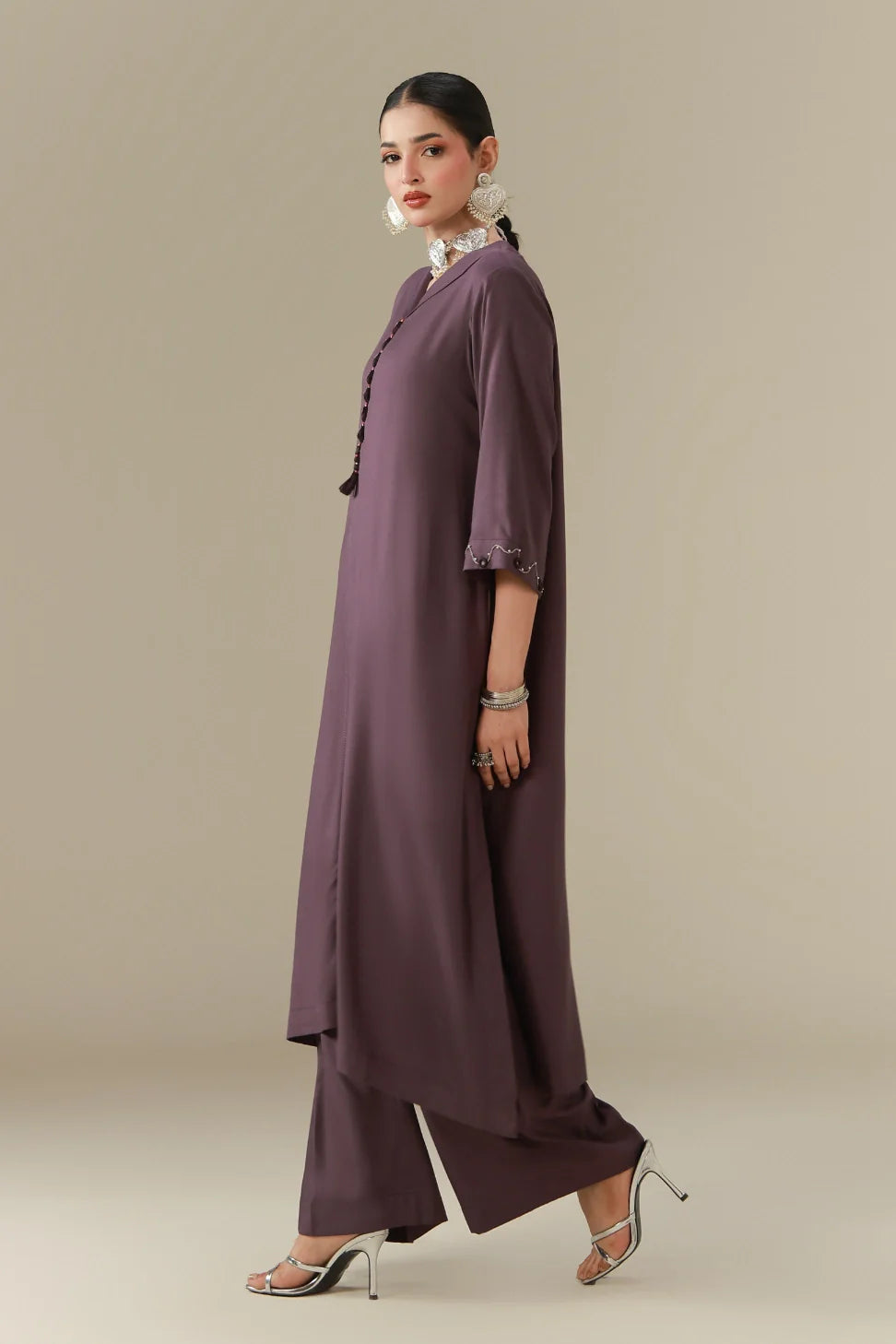 Sheesh (আয়না) Co-Ord Set - Purple