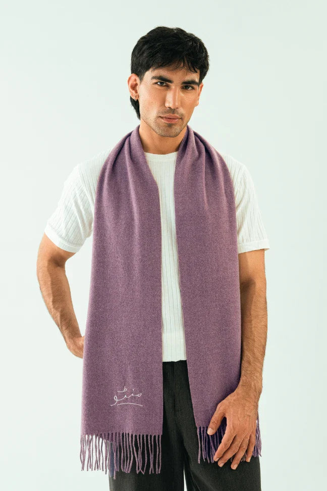 Cashmere Stole - Dusky Mauve