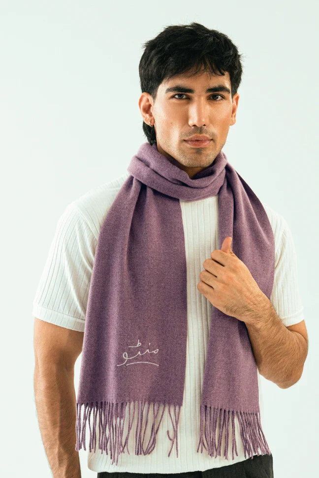 Cashmere Stole - Dusky Mauve
