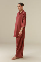 Raya Co-ord Set - Rosewood