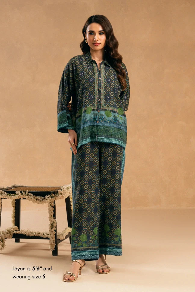 Azka (ধার্মিক) Co-Ord - Blue