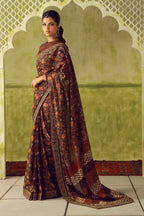 Khoobsurat (সৌন্দর্য) Saree - Maroon