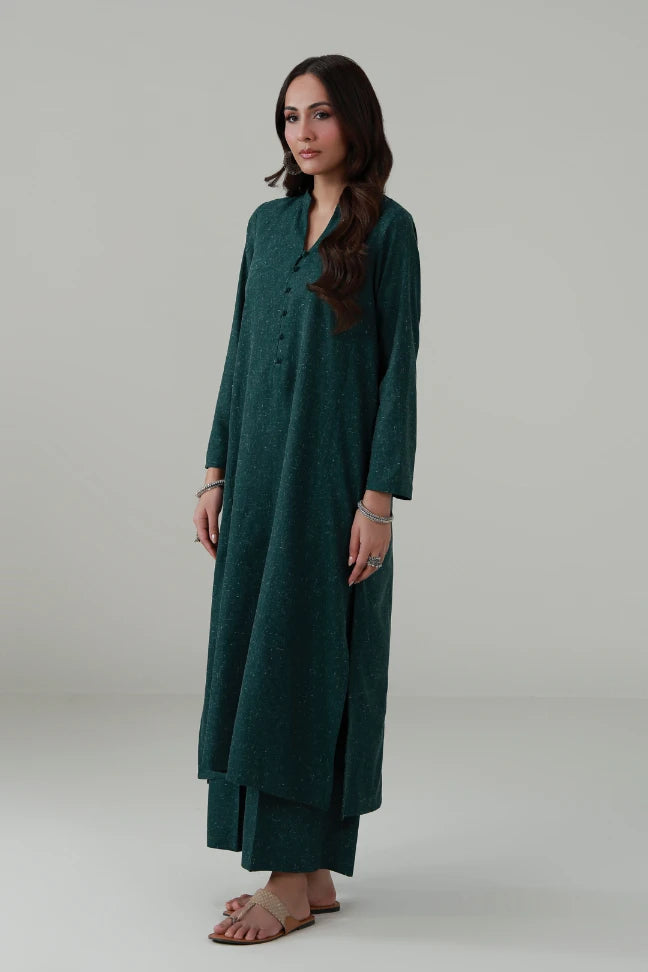 Kalidaar Co-Ord Set - Emerald Green