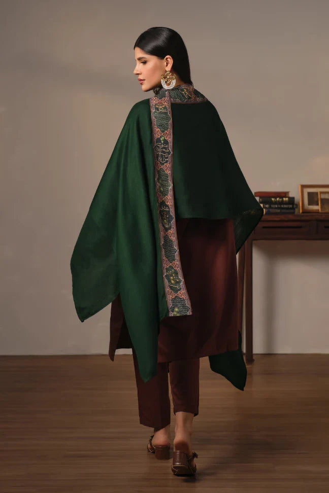 Manto's Unisex Wrap around Style Green Cape
