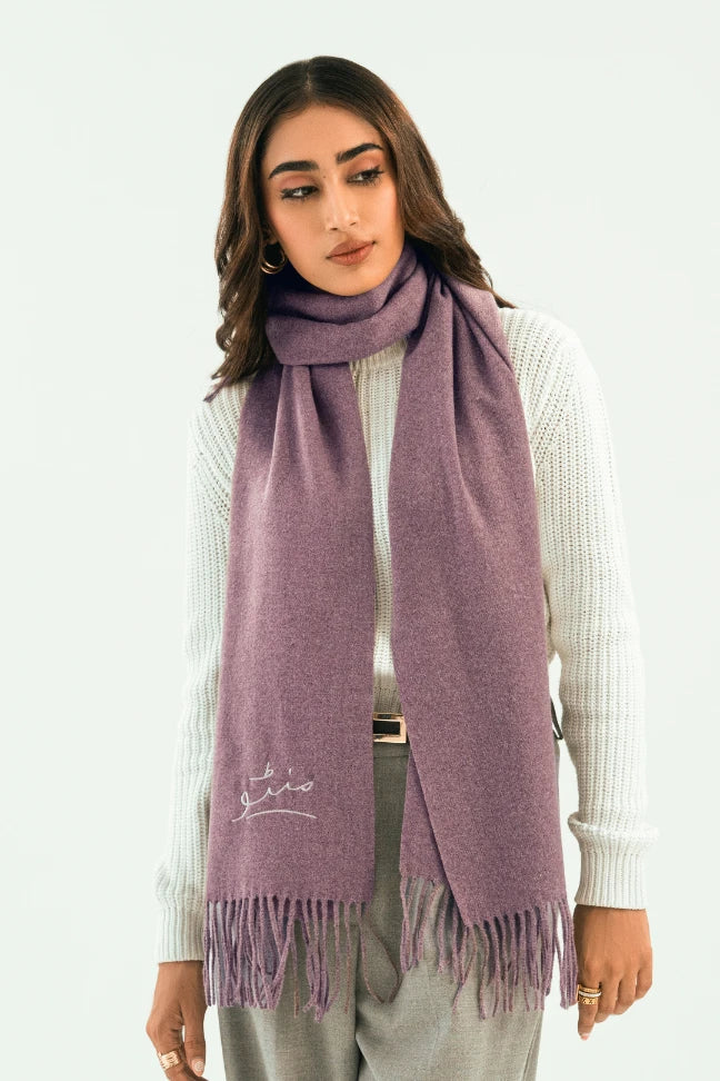 Cashmere Stole - Dusky Mauve