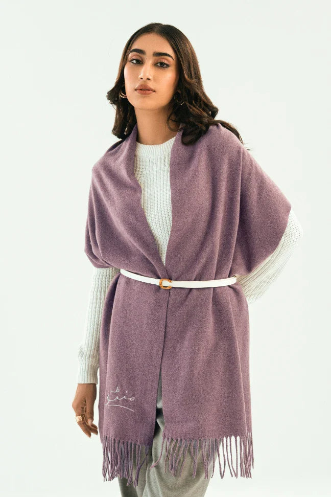 Cashmere Stole - Dusky Mauve