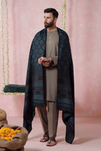 Parwana (আকুলপ্রাণ) Weaved Shawl - Teal