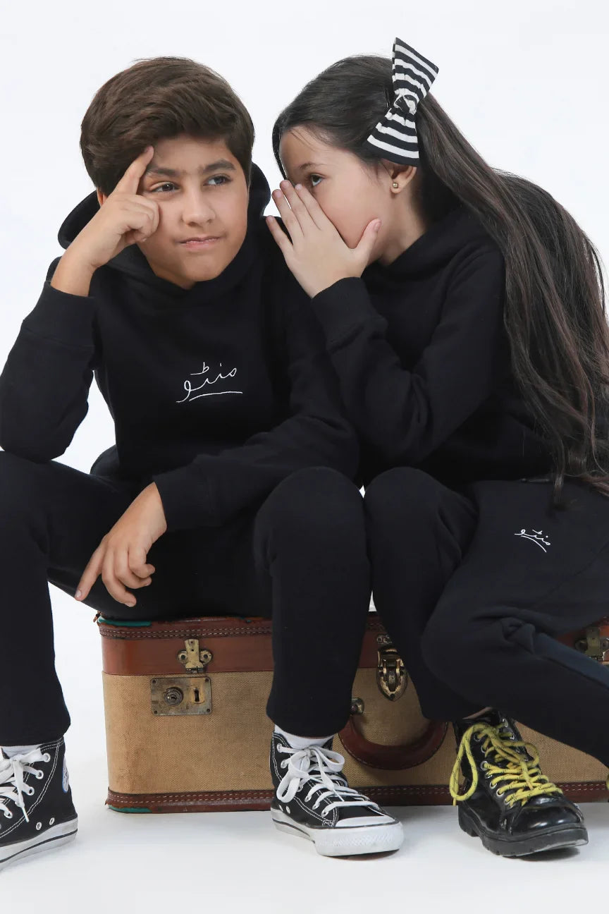 Jogger Pants (Kids) - Raven Black